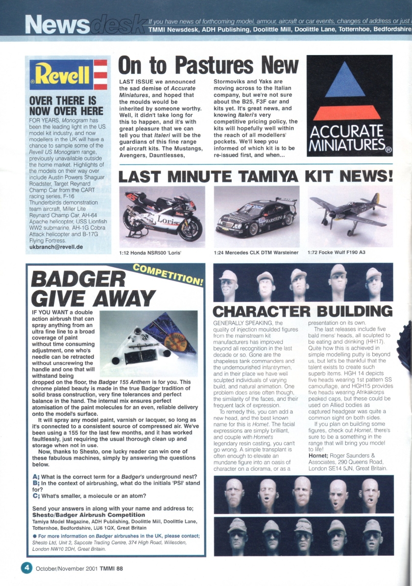 Tamiya Model Magazine 088 (2001-10)